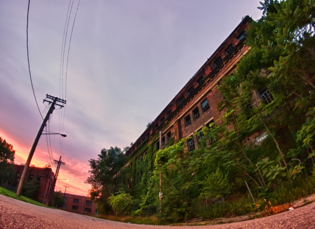 westinghouse factory abandoned sunset