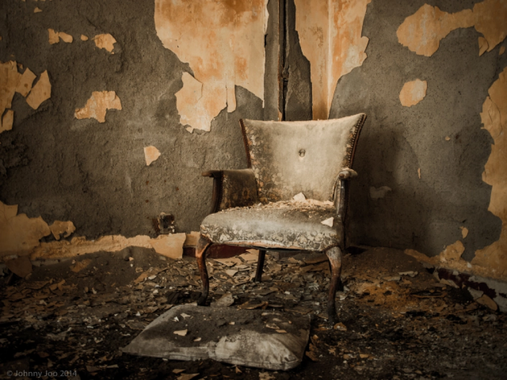 abandoned brownsville hospital chair