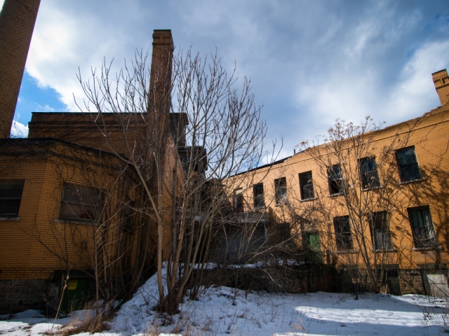 abandoned brownsville hospital exterior