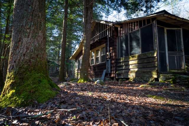Abandoned Resort Cabins in the Smoky Mountains Tennessee