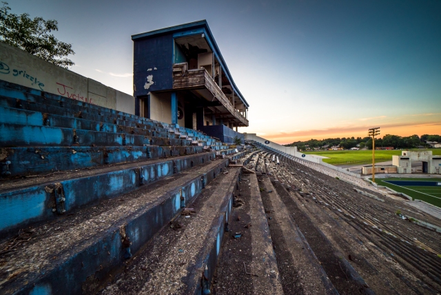 Akron Rubber Bowl Stadium Abandoned 38