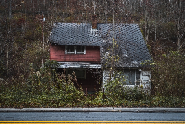 abandoned home in coalwood west virginia