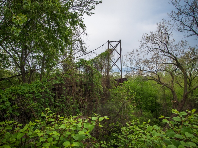 abandoned sidaway bridge rusty bridge cleveland ohio